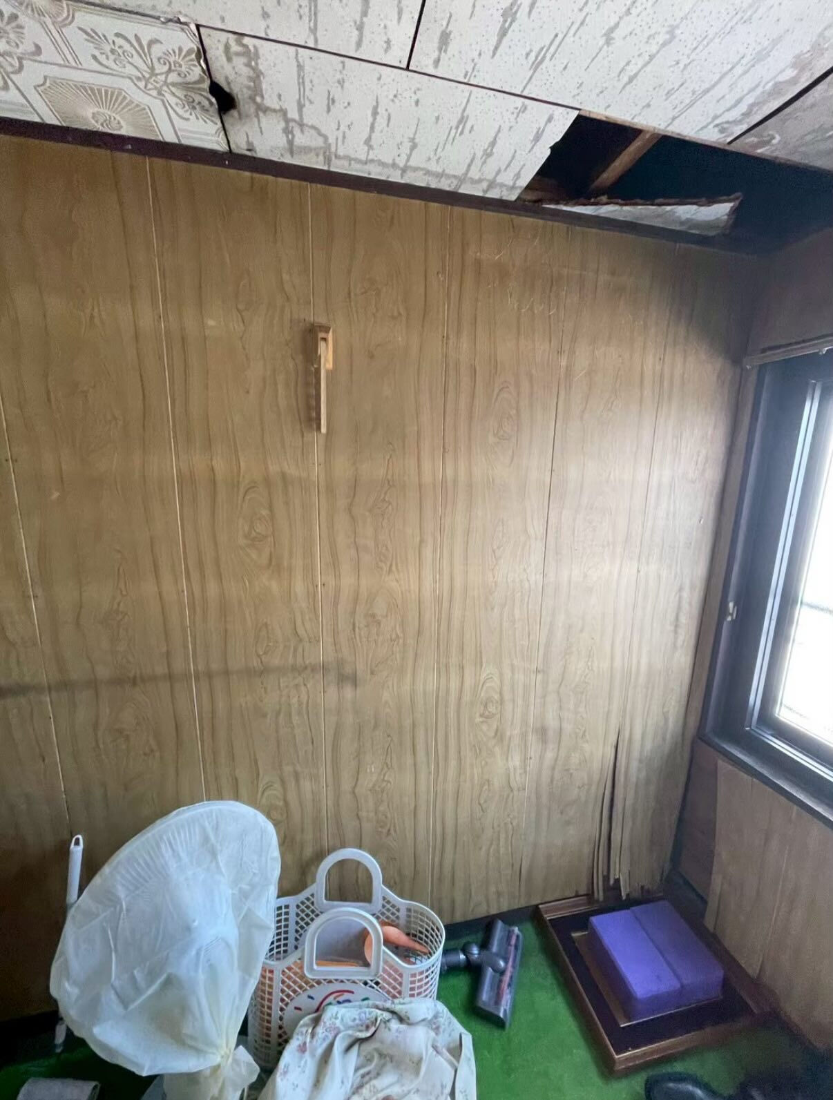 中村区U様邸の工事が無事に完了しました！雨漏れが原因でお部屋